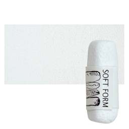 Townsend Artists' Soft Form Pastel - Off White Blue pastel and swatch