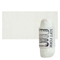 Townsend Artists' Soft Form Pastel - Off White Yellow (Light) pastel and swatch