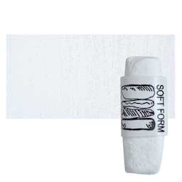 Townsend Artists' Soft Form Pastel - Off White Blue (Light) pastel and swatch