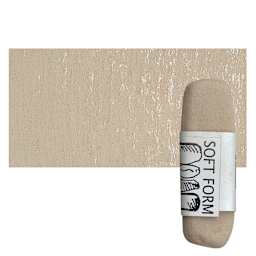 Townsend Artists' Soft Form Pastel - Orange Gray (Light) pastel and swatch