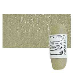 Townsend Artists' Soft Form Pastel - Pale Green (Dark) pastel and swatch