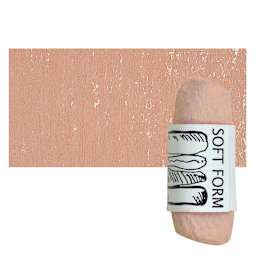 Townsend Artists' Soft Form Pastel - Pale Red Oxide pastel and swatch
