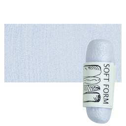 Townsend Artists' Soft Form Pastel - Pearl Blue Deep pastel and swatch