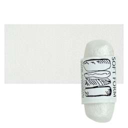 Townsend Artists' Soft Form Pastel - Pearl White 701 and swatch