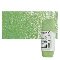 Townsend Artists' Soft Form Pastel - Permanent Green Deep (Light) pastel and swatch