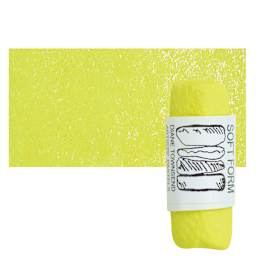 Townsend Artists' Soft Form Pastel - Permanent Green (Light) pastel and swatch