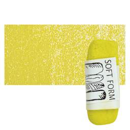 Townsend Artists' Soft Form Pastel - Yellow Green Medium 027 pastel and swatch