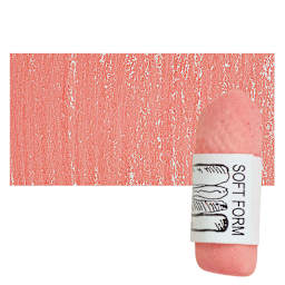 Townsend Artists' Soft Form Pastel - Pink (Dark) pastel and swatch