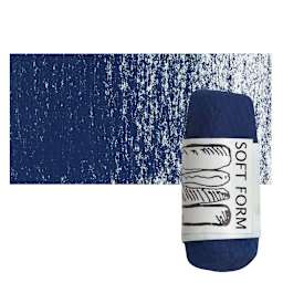 Townsend Artists' Soft Form Pastel - Prussian Blue (Light) pastel and swatch