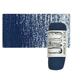 Townsend Artists' Soft Form Pastel - Prussian Blue 035 pastel and swatch