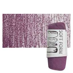 Townsend Artists' Soft Form Pastel - Quinacridone Magenta (Dark) pastel and swatch