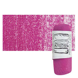 Townsend Artists' Soft Form Pastel - Quinacridone Magenta 042 pastel and swatch