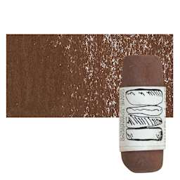 Townsend Artists' Soft Form Pastel - Red Oxide (Dark) pastel and swatch