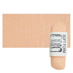 Townsend Artists' Soft Form Pastel - Salmon (Light) pastel and swatch