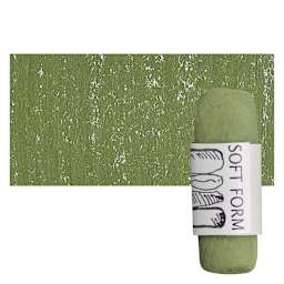 Townsend Artists' Soft Form Pastel - Sap Green 116L pastel and swatch