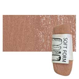 Townsend Artists' Soft Form Pastel - Terra Cotta (Light) pastel and swatch