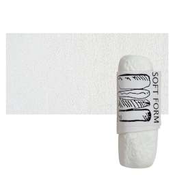 Townsend Artists' Soft Form Pastel - Titanium White 010 and swatch