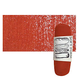 Townsend Artists' Soft Form Pastel - Toluidine Red (Dark) pastel and swatch