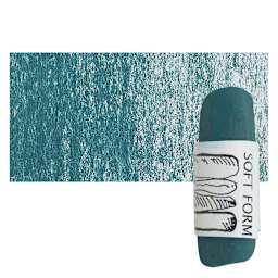 Townsend Artists' Soft Form Pastel - Turquoise Green (Dark) pastel and swatch