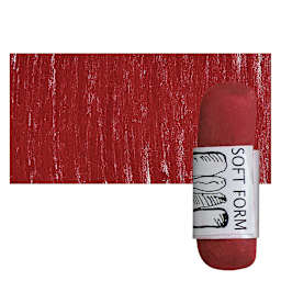 Townsend Artists' Soft Form Pastel - Tuscan Red (Dark) pastel and swatch