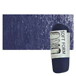 Townsend Artists' Soft Form Pastel - Ultra Blue Black pastel and swatch