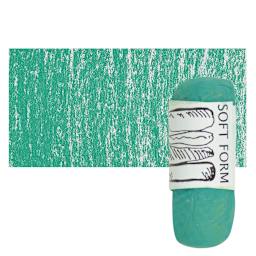 Townsend Artists' Soft Form Pastel - Viridian 044 pastel and swatch