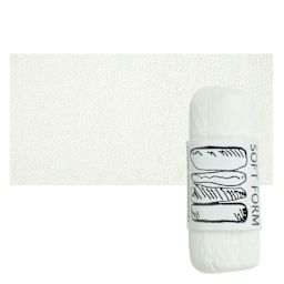 Townsend Artists' Soft Form Pastel - Yellow Buff Light pastel and swatch