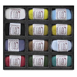 Townsend Terrages Pastel Set of 12 Wolf Kahn Favorites (C) shown in cushioned open box