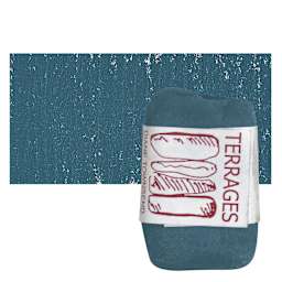Townsend Terrages Pastel - Dark Green Blue pastel and swatch