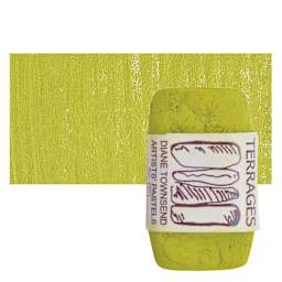 Townsend Terrages Pastel - Yellow Green 158 pastel and swatch