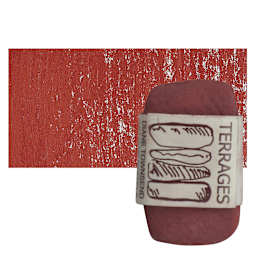 Townsend Terrages Pastel - Cadmium Red Deep Maroon pastel and swatch