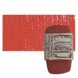 Townsend Terrages Pastel - Cadmium Red Medium 48 pastel and swatch