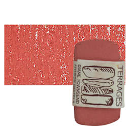 Townsend Terrages Pastel - Cadmium Red Medium 50 pastel and swatch