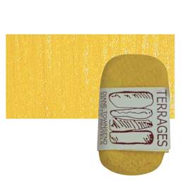 Townsend Terrages Pastel - Hansa Yellow 174 pastel and swatch