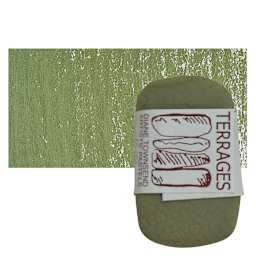 Townsend Terrages Pastel - Light Green Gray pastel and swatch