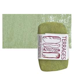 Townsend Terrages Pastel - Light Green Gray pastel and swatch