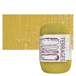 Townsend Terrages Pastel - Mars Yellow 79 pastel and swatch