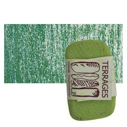 Townsend Terrages Pastel - Permanent Green 161 pastel and swatch