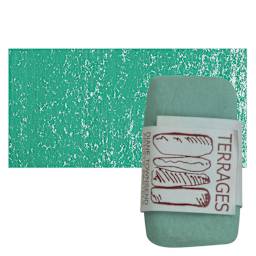 Townsend Terrages Pastel - Phthalo Green 144 pastel and swatch