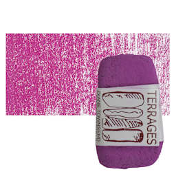Townsend Terrages Pastel - Quinacridone Magenta 182 pastel and swatch