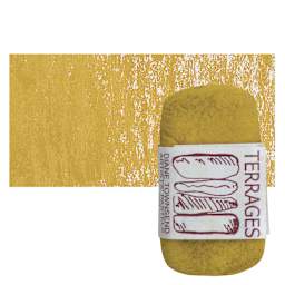 Townsend Terrages Pastel - Raw Sienna 75 pastel and swatch
