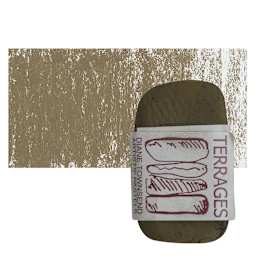 Townsend Terrages Pastel - Raw Umber 115 pastel and swatch
