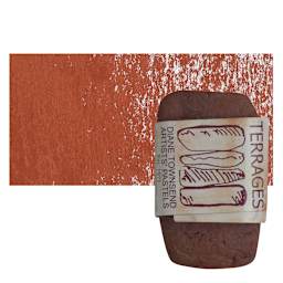Townsend Terrages Pastel - Red Oxide 89 pastel and swatch