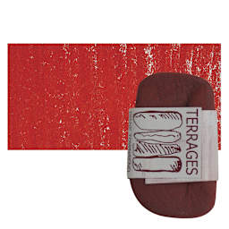 Townsend Terrages Pastel - Toluidine Red pastel and swatch