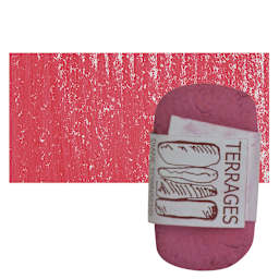 Townsend Terrages Pastel - Tuscan Red Pink pastel and swatch