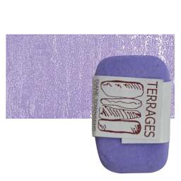 Townsend Terrages Pastel - Ultramarine Violet 24 pastel and swatch