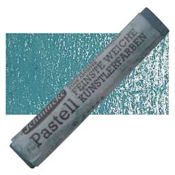 Schmincke Soft Pastel - Bluish Green B pastel and swatch