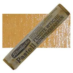 Schmincke Soft Pastel - Brown Ochre D pastel and swatch