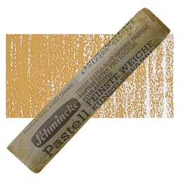Schmincke Soft Pastel - Brown Ochre H pastel and swatch