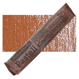 Schmincke Soft Pastel - Burnt Sienna B pastel and swatch
